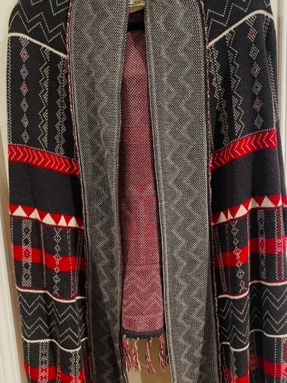 Billabong Designer'Small Closet by Billabong Fringe Aztec Cardigan Fringe Aztec
